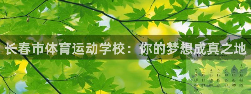 球王会体育：长春市体育运动学校：你的梦想成真之地
